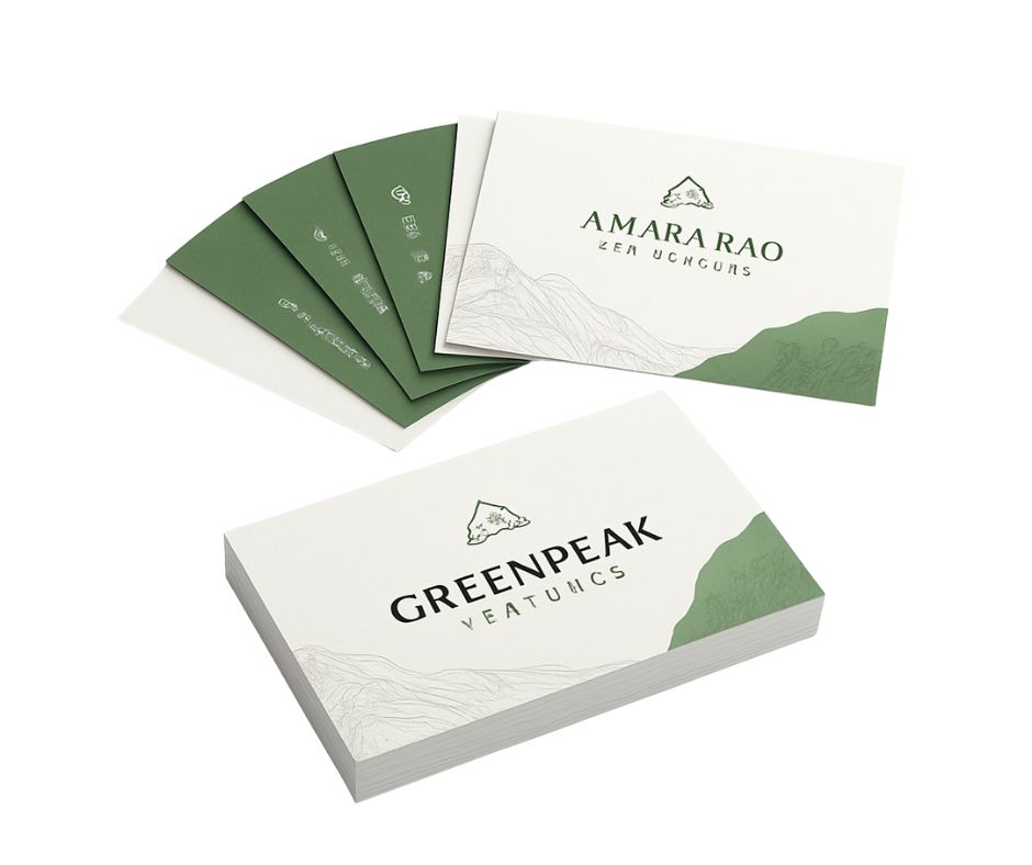 كروت بزنس كارد طباعة UV عدد 300