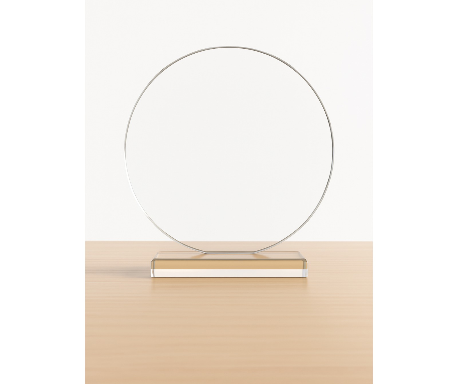 درع دائري قاعدة كريستال