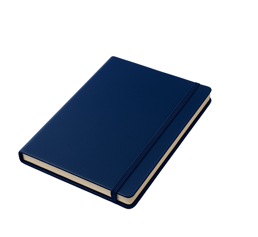 شهادة جلد فاخر كحلي