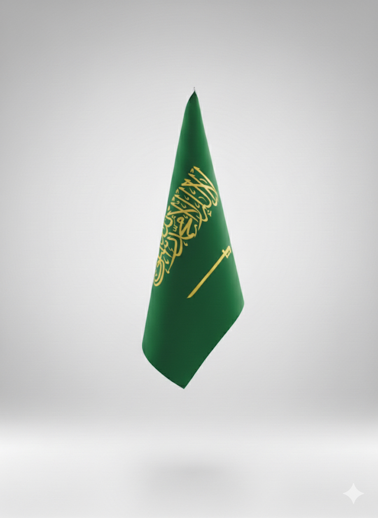علم السعودية مقوى